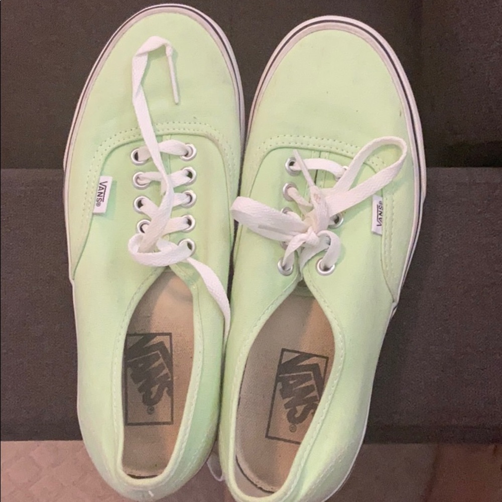 Lime green vans